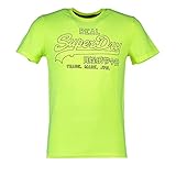 Superdry Herren VL Outline POP Tee T-Shirt, Gelb (Neon Yellow 24K), S