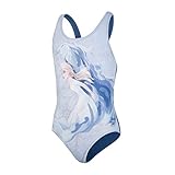 Speedo Mädchen Disney Frozen 2'Elsa Digital Placement Splashback Badeanzug, Powder Blue, 24 (DE 116)