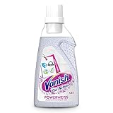 Vanish Oxi Action Gel Powerweiss – Fleckentferner Gel ohne Chlor – Zum Waschen, Vorbehandeln und Einweichen weißer Wäsche – 1 x 1,5