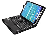 MQ21 für Galaxy Tab S2 9.7 - Bluetooth Tastatur Tasche mit Touchpad für Samsung Galaxy Tab S2 LTE T815, T819, Tab S2 WiFi T810, T813 | Hülle mit Tastatur und Touchpad | Tastatur Deutsch QWERTZ