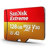 SanDisk Micro-SD-Karte, 128 GB, A2, Lesegeschwindigkeit, 160 MB/s, 32 GB, Extreme Micro-SD, UHS-I, TF-Karte, U3 V30, 64 GB, 128 GB, unterstützt 4