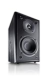 Magnat Monitor Supreme 102 I 1 Paar Regallautsprecher mit hoher Klangqualität I Passiv-Lautsprecherbox für anspruchsvollen HiFi-Sound, Schw
