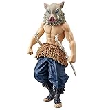 Demon Slayer Actionfigur, 5.9 Zoll Hashibira Inosuke Figur, Wildschweinkopf Version, Stehhaltung, PVC Material Material Modell, Anime Puppe für Sammlung Ornament Geschenk O