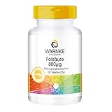 Folsäure 800µg - vegan & hochdosiert - Folic Acid - Vitamin B9-100 Tab