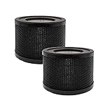 SONGHUA 11 Top 2Pack Ersatz 3-in-1 HEPA Luftfilter kompatibel für TAOTRONICS TT-AP001 / VAVA VA-EE014 Luftreiniger, schwarz (Color : Zwart)