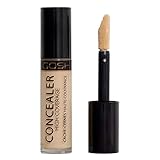 GOSH Concealer High Coverage 003 Sand für optimale Deckkraft │flüssiges Make-Up, deckt Augenringe, Rötungen, Unreinheiten zuverlässig ab │ Highlighting & Contouring | Falten wegschminken │Veg