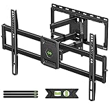 USX-MOUNT TV Wandhalterung Schwenkbar Neigbar für 47-84 Zoll LED, LCD, Plasma TV mit max.VESA 600x400mm, TV Halterung Aufhaengung mit Ausziehbar Ultrastarker Doppelarm bis zu 60kg, Fernseher Halterung