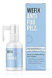 WeFix® Anti Fußpilz Spray 25ml | STOPPT Juckreiz & Geruch | Fußpilz Behandlung Schnell intensiv | Mittel gegen Fußpilz mit Vorbeugenden S