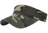 Camo Sonnenblenden für Herren Damen Verstellbare Sport Beach Golf Visor Caps zum Radfahren Joggen L
