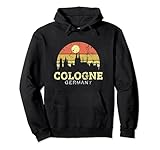 Retro Vintage Skyline Köln Shirt Köln City Geschenk Pullover H