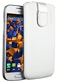 mumbi Echt Ledertasche kompatibel mit Samsung Galaxy S4 mini Hülle Leder Tasche Case Wallet, w