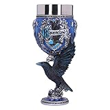 Nemesis Now House Collectable Goblet Harry Potter Ravenclaw Hogwarts-Haus-Kelch zum Sammeln, Harz, Blau, Silber, 1.25 p