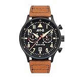 AVI-8 Hawker Hurricane Carey Dual Time Japanische Quarz Debden Armbanduhr – AV-4088-03