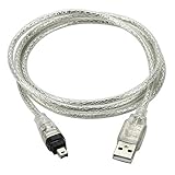 CY USB-Stecker auf Firewire IEEE 1394 4-poliges iLink-Adapterkabel für Sony DCR-TRV75E DV