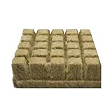 Steinwolle Würfel Rockwool Cubes Hydroponic - Gardening Rockwool Hydroponics Cubes Tray Hydroponic Growing Soilless Anzuchtmatte Für Wurzelstecklinge/Klonpflanzen/Startsamen/Pflanzenw