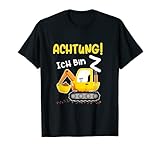 Achtung Ich Bin2 , Vintage personalisiertes Grafikdesign tee T-S
