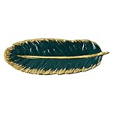 Badezimmertaschen 10/ 14 Zoll Kreative Schmuck Ring Aufbewahrungstablett Haushalt keramisch Eitelkeit Fach Fisch Tablett Phnom Penh Feder Parfüm Tablett Dekorative Tablett Badewanne Badew