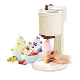 MNCYGJ Eismaschine Mit Kompressor Softeismaschine Für Zuhause Ice Cream Machine 1L Aluminiumfolie in Lebensmittelqualität Slush EIS Maschine Frozen Yogurt Maschine E