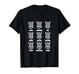 Wikinger Emotionen Shirt Norwegen Mimik Island Schweden T-S