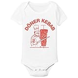 Spruchreif24de Döner Baby Body Strampler Kurzarm für Jungen und Mädchen (3-6 Monat)