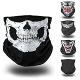 Totenkopf Skelett Skull Halloween Kostüm Multifunktionstuch Multifunktionsschal Schlauchmaske Schlauchtuch Schlauchschal Halstuch Halsschal Sturmmaske Sturmtuch Funktionstuch Funktionsschal Mask