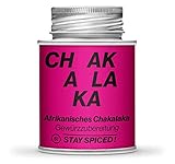 Chakalaka Gewürz von STAY SPICED ! Nach originalem afrikanischen Rezept I Exotische Gewürzmischung Ohne Zusatzstoffe I in 170 ml Weißbö