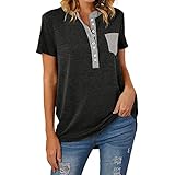 Herren und Damen T-Shirt Kurzarm Oberteile, T-Shirt Rundem Ausschnitt Locker Lässige Blusen Tops, Buchstaben Sommertops Kurze Ärmel Mode B