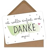 Grußkarte Danke sagen Geschenkkarte mit Briefumschlag Geschenke Geschenkideen für Deine Eltern zum Geburtstag