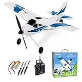 Top Race RC Flugzeug 3 Kanal Ferngesteuertes Flugzeug bereit zum Fliegen RC Flugzeuge für Erwachsene, einfach & bereit zum Fliegen, tolles Geschenk Spielzeug für Erw