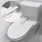 Baby Toilettenschloss [2-Pack] Verbesserter Lückenloser Palettenmechanismus für Kindersicherheit, Kein Werkzeug Erforderlich Einfache Installation mit 3M-Kleb