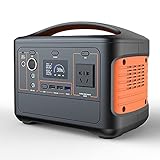 WYHmusic Tragbarer Kraftwerk, 600 WH / 192000MAH Batterie-Backup-Versorgungsnutzer Solargenerator, 500W Pure Sinus Wave 110V AC Outlet, LED-Taschenlampe Für Camping CPAP Outdoor-Notfall,Orang