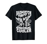 Herren Badminton Papa Badmintonschläger Federball Badmintonspieler T-S