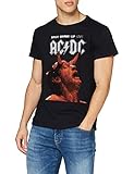 MERCHCODE Herren AC/DC Stiff Tee T-Shirt, Black, XXL