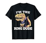 I'm the Ring Dude Page Boy Hochzeit Cotillion T-Rex Dinosaurier T-S