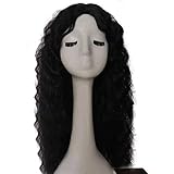 AILIEE Echthaar-bündel Brasilianische Haarweb-bündel Natürliche Schwarze Farbe Wellenförmiges Haar Perücke Wave Wig 18/20/22/24 Zoll (Schwarz, 61cm)