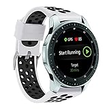 22mm Sportbänder Kompatibel mit Samsung Galaxy Watch 46 mm/Gear S3 / Huawei GT 2 Armband Soft Quick Release Ersatz Atmungsaktive Sportbänder DE91012 (#11)
