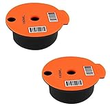 Amuzocity 2 Stück Kaffee Kapsel Kaffeekapseln für Tassimo, Nachfüllbare Wiederverwendbarer Kaffeefilter Kaffeepads für Bosch-s Tassimo-Maschinen 180