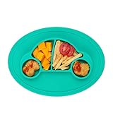 Baby Teller Mini Silikon Tischset Rutschfest für Baby Kleinkind und Kinder Babyteller mit Saugnapf Kinder Tischset Abwaschbar Baby Tischset für die Meisten Esstische und Hochstuhl-Tab