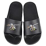 YZZR Genshin Impact Razor Hausschuhe,Sohle rutschfeste Damen Cartoon Anime Angesagten Trendfarben SchmüCk
