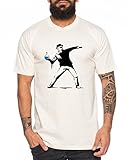 Banksy Walter Heisenberg Herren T-Shirt Golden Moth Breaking Chemical Motte Bad Chemie, Farbe:Natur;Größe:XL