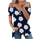 Sommer Bluse Tops für Frauen Trägerloser Reißverschluss Sexy Casual Kurzarm T-Shirt Tops Loose Fit 2022 Dressy Tunika T-S