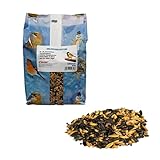 BRATEK | Wintermischung mit Sonnenblumen für Vögel Premium | Wildvogelfutter | Vogelfutter | Fettfutter für Wildvögel | Körner | Ergänzungsfutter | Streufutter 1,5 KG