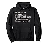 Keep Trying Motivational Zitat Power Of Yet Coach Trainer Pullover H