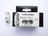 10x Sicherung D 02, Keramik 35