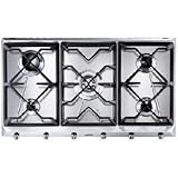 Smeg SRV 596 GH5 Gaskochfeld, integrierbar, 88,5 cm, E