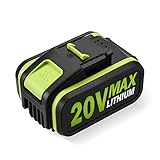 Powerextra 20V 4000mAh Ersatzakku kompatibel mit Worx WA3553 WA3551.1 usw