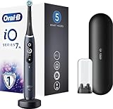 Oral-B iO Series 7n Elektrische Zahnbürste, wiederaufladbar, mit 1 Griff künstlicher Intelligenz, Schwarz, 1 Bürste und 1 R