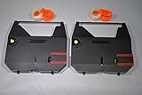 FJA Products Ersatzbänder für Schreibmaschinen und Korrekturbandspulen für Brother GX-6750 / GX6750 / GX 6750 Schreibmaschine Inklusive 2 schwarzen Patronen und 2 Korrektursp