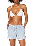 Roxy Damen Denim Shorts Milady Beach - Elastische Jeansshorts Für Frauen, Light Blue, M, ERJDS03214