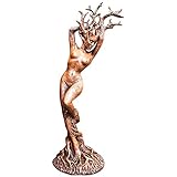 Harz Dryade Statue Figuren, Dryade Ornament, Göttin-Statue, Gott Oder Göttin Des Baumes Statue, Handwerk Statue Modell Skulpturen Home Decor Skulptur Geschenk, Garten Handwerk Garten Park Dek